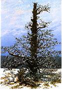 Caspar David Friedrich Oak Tree in the Snow Sweden oil painting artist